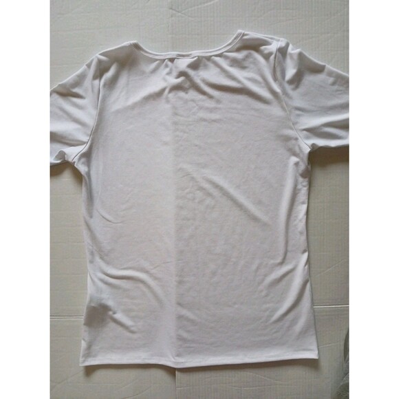 LuLaRoe Ashley T Shirt Womens 2XL White Rare Soft Feel New - Picture 14 of 16